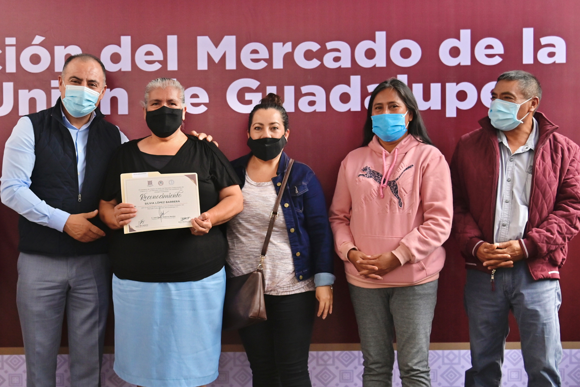 Boletín 295.-Miguel Gutiérrez entrega obra de rehabilitación del Mercado Unión de Guadalupe