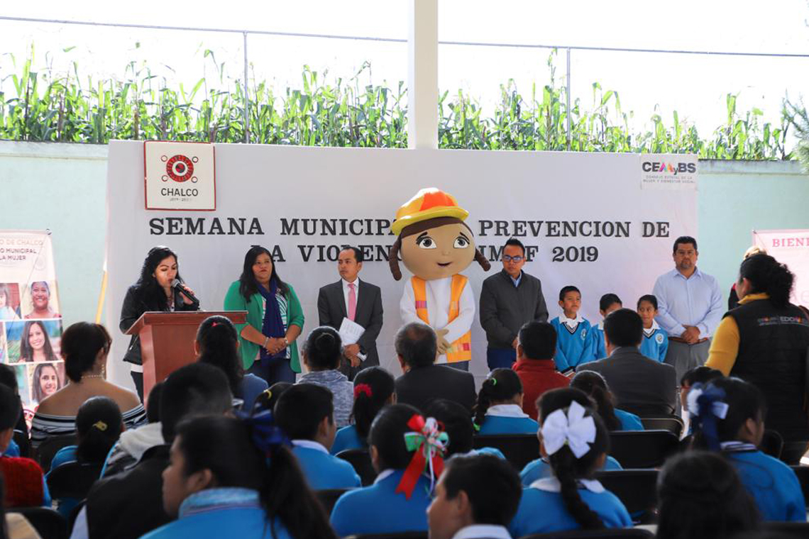 Boletín 108.-Gobierno de Chalco inicia la Semana Nacional de Prevención de la Violencia