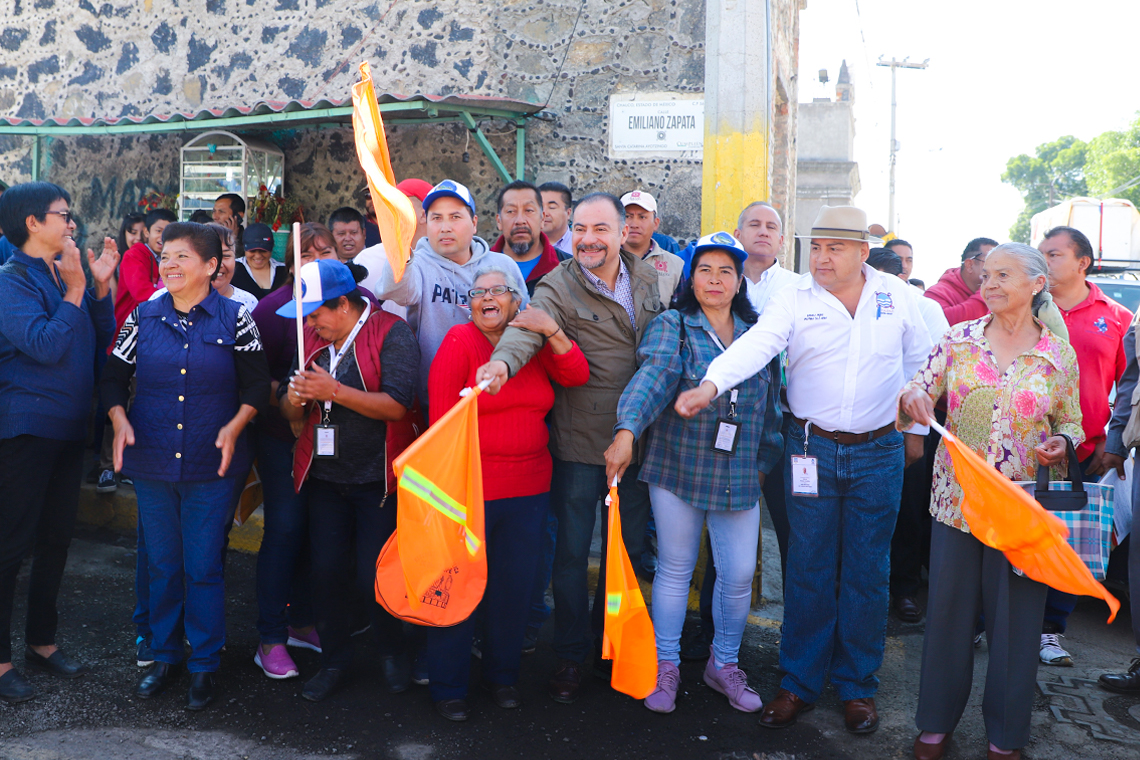 Boletín 81.-Miguel Gutiérrez anuncia la inversión de más de 6 millones de pesos en obra pública para la Santa Catarina Ayotzingo