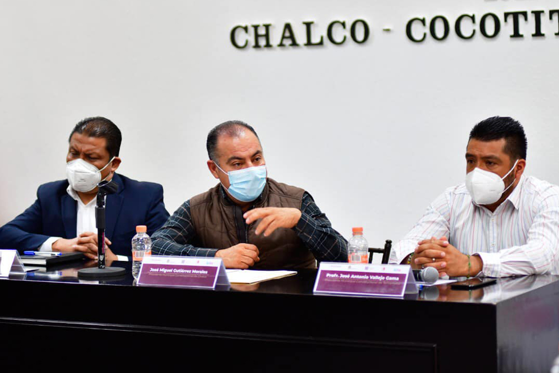 Boletín 049.- Miguel Gutiérrez anuncia incremento de presencia policiaca en comunidades 