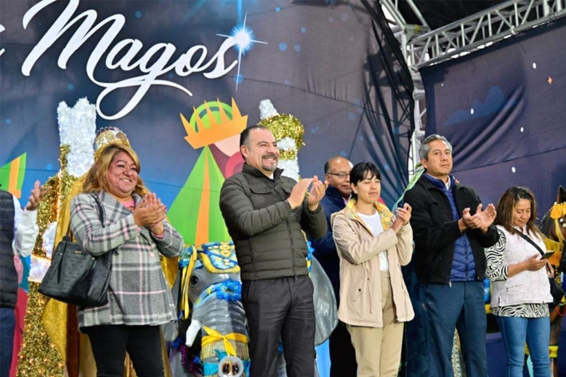 Boletín 138.- Miguel Gutiérrez da inicio a la Gira de Reyes Magos en San Pablo Atlazalpan