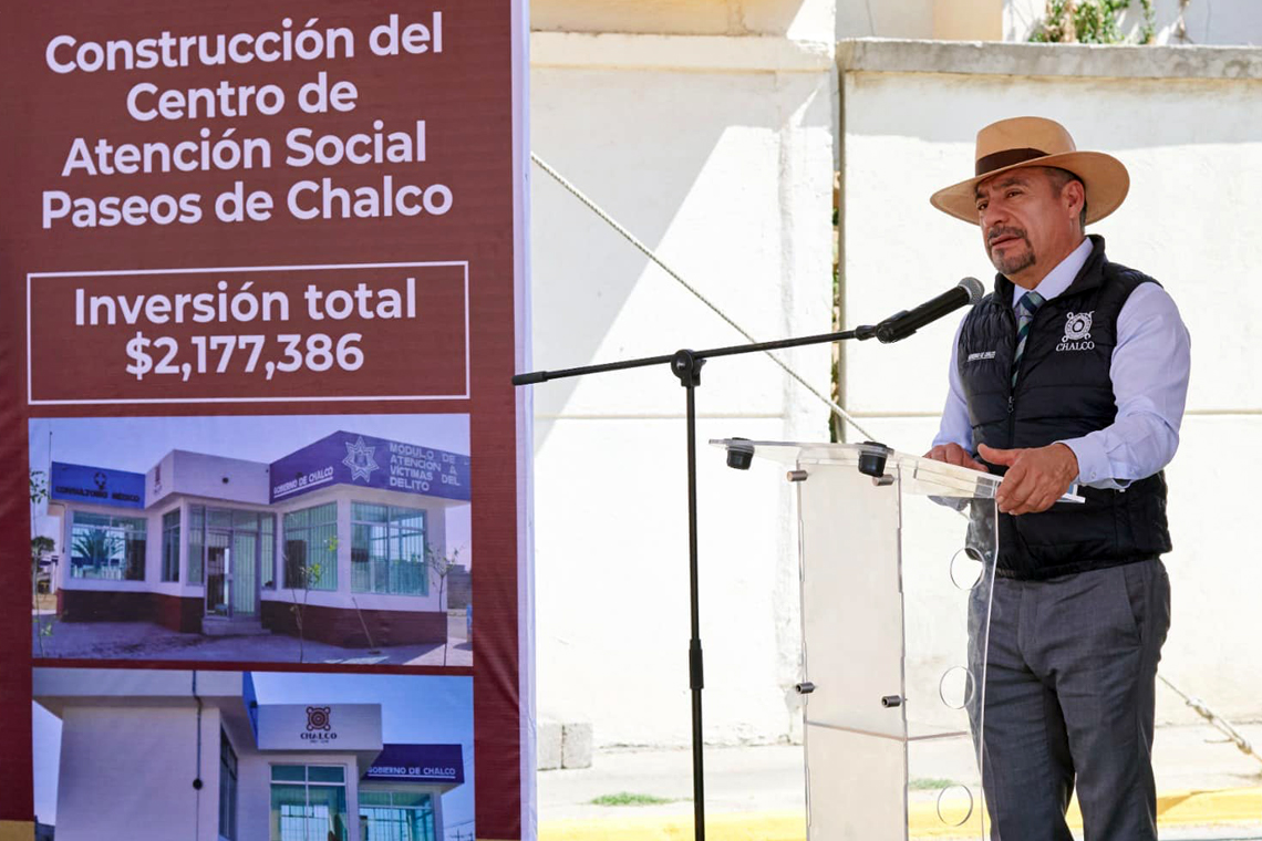 Boletín 259.- Miguel Gutiérrez entrega obras por más de 9 millones de pesos en Chimalpa y Paseos de Chalco