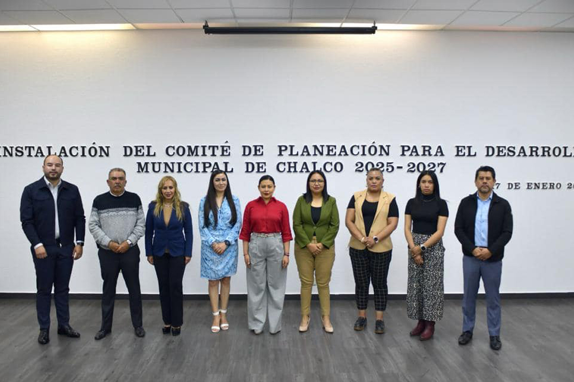 Boletín 006.- Gobierno de Chalco instala Comité Municipal de Planeación