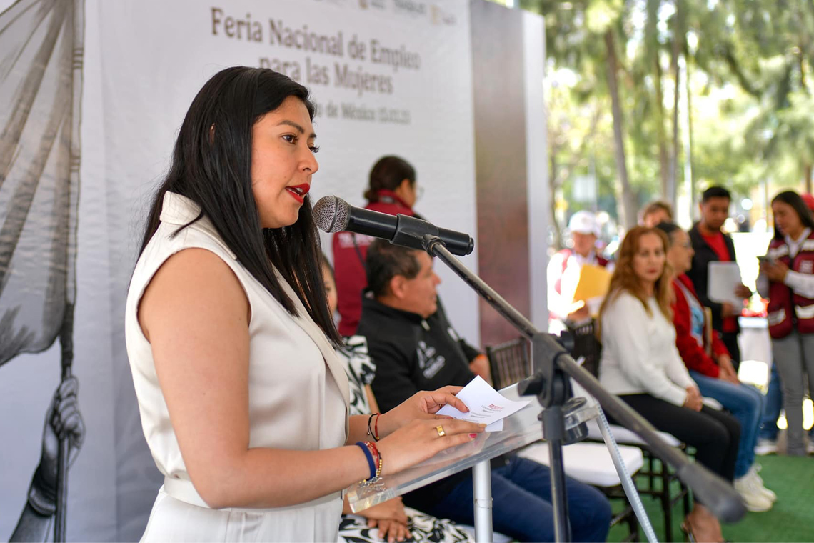 Boletín 023.- Abigail Sánchez inaugura Feria Nacional del Empleo para Mujeres