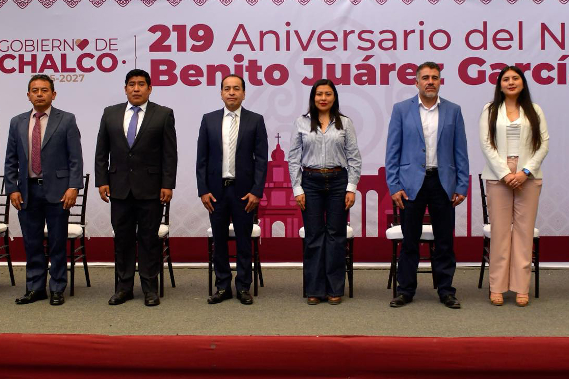 Boletín 025.- Abigail Sánchez conmemora el 219 Aniversario del Natalicio de Benito Juárez