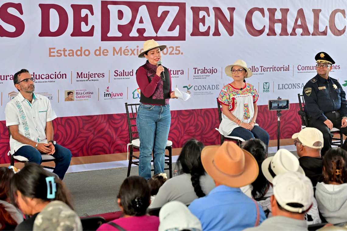 Boletín 032.- Abigail Sánchez inaugura las Jornadas de la Paz en Chalco