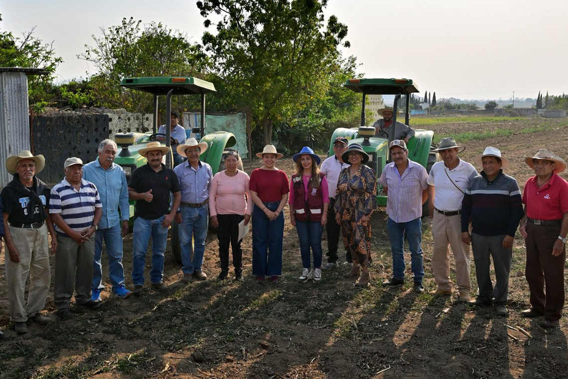 Boletín 031.- Abigail Sánchez inicia en Huexoculco Programa para el Campo 2025