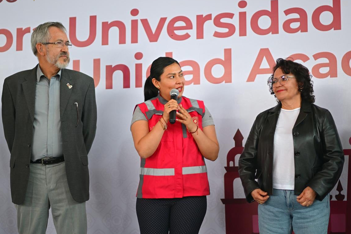 Boletín 050.- Abigail Sánchez inicia construcción de la Universidad Rosario Castellanos