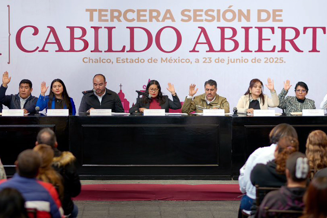 Boletín 057.- Gobierno de Chalco celebra su Tercer Cabildo Abierto