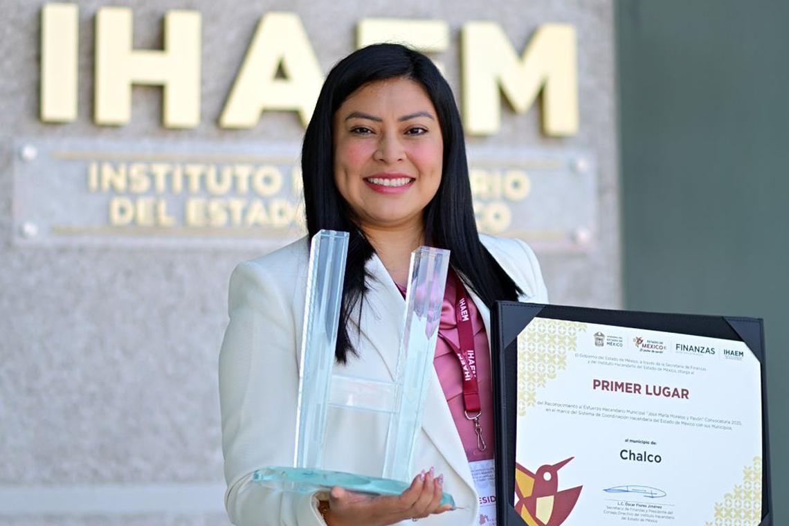 Boletín 103.- Abigail Sánchez recibe Premio de IHAEM