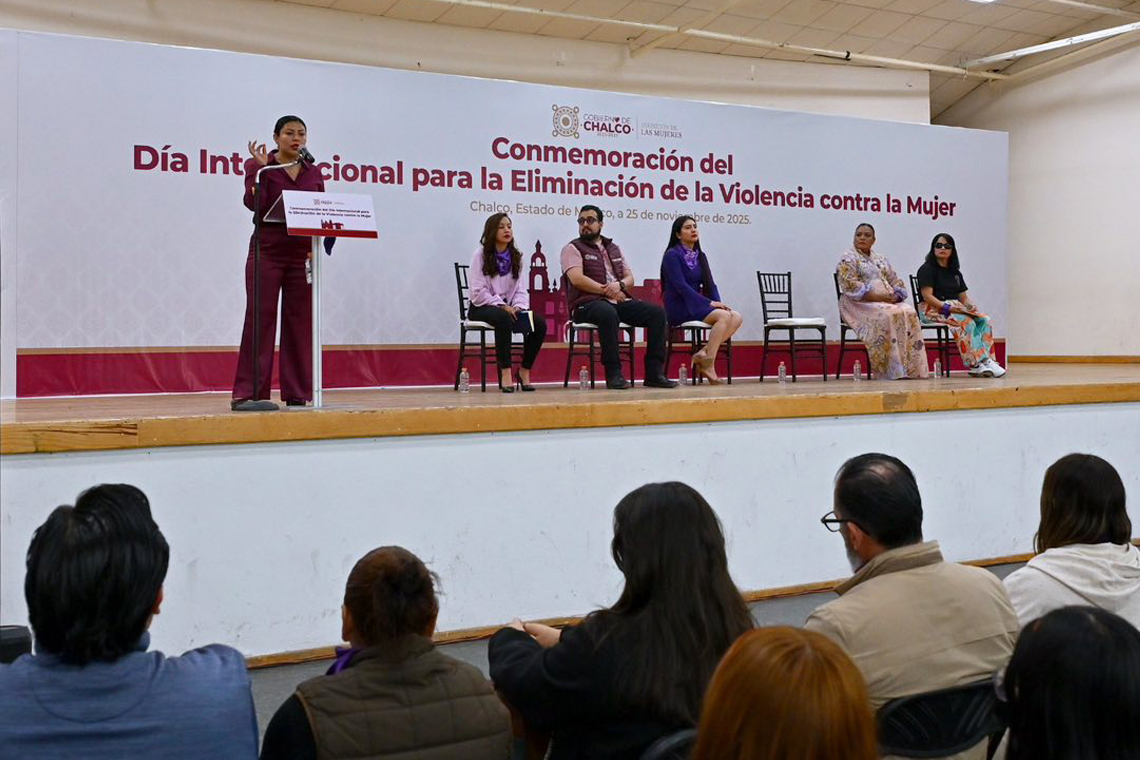 Boletín 109.- Abigail Sánchez encabeza Conmemoración del 25N
