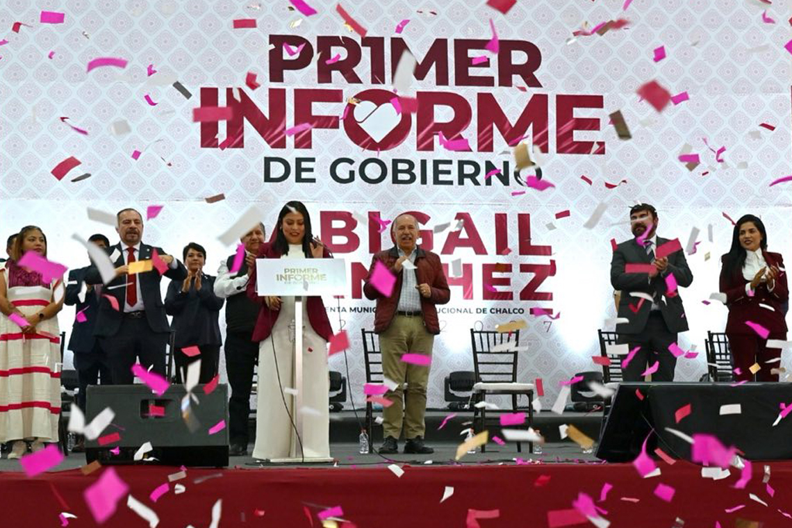 Boletín 114.- Abigail Sánchez da su Primer Informe de Gobierno