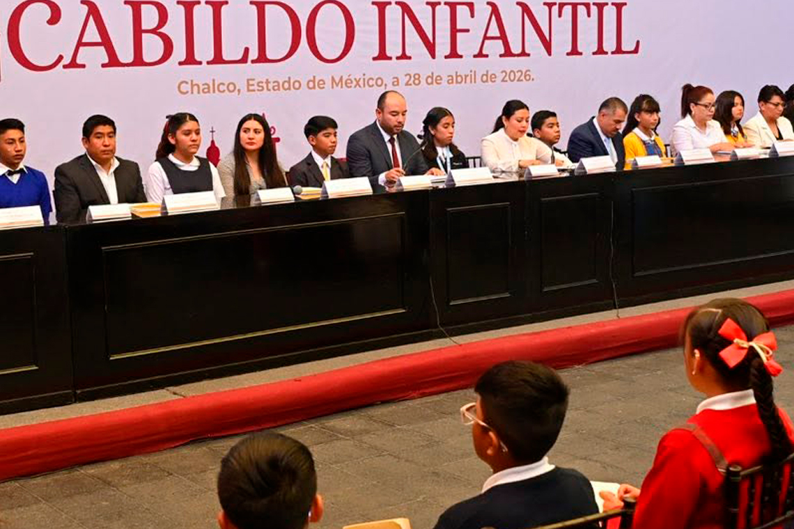 Boletín 158.- Gobierno de Chalco celebra su Segundo Cabildo Infantil