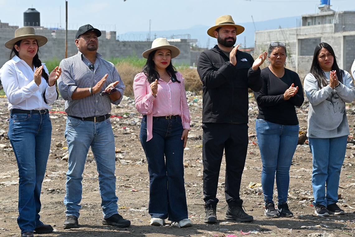 Boletín 163.- Abigail Sánchez encabeza retiro de 370 toneladas de basura en Jardines de Chalco